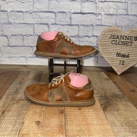 Vintage Camper Shoes, Leather Shoes, Hand Stitched Shoes, EU 39 main image 11